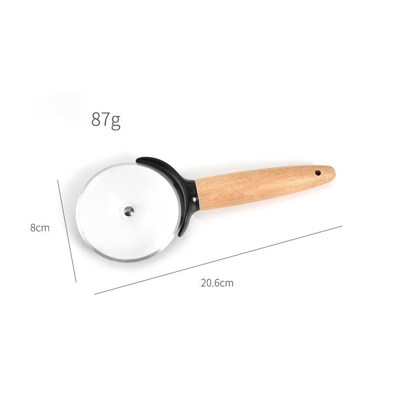 Manufacturer Wholesale Wooden Handle Kitchen Utensil Set Peeler Pizza Knife Egg Beater Combination Kitchen Gadgets 12-piece Set