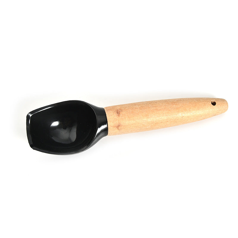 Manufacturer Wholesale Wooden Handle Kitchen Utensil Set Peeler Pizza Knife Egg Beater Combination Kitchen Gadgets 12-piece Set