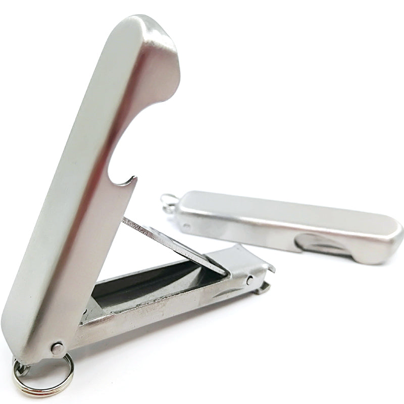 Bottle Opener Nail Clippers with Keychain