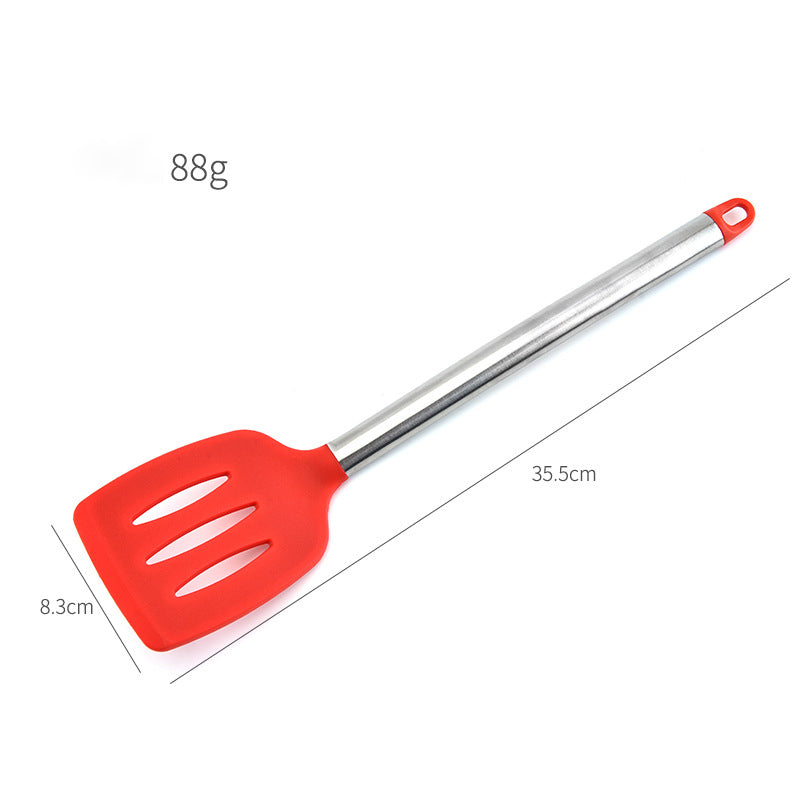 【Factory Direct】Stainless Steel Handle Silicone Kitchenware Set