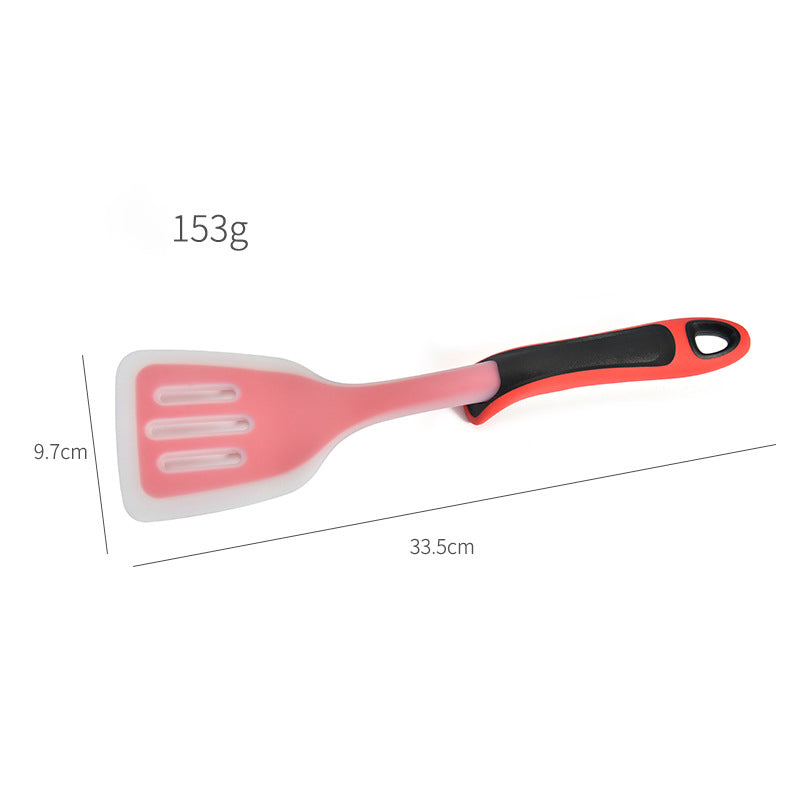 【Factory Direct】8-piece Set of Two-color Handle Silicone Kitchen Utensils Non-stick Cookware Is Heat-resistant