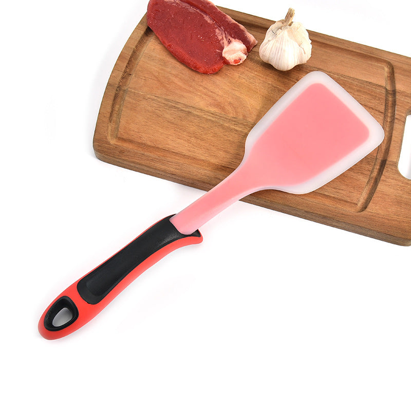 【Factory Direct】8-piece Set of Two-color Handle Silicone Kitchen Utensils Non-stick Cookware Is Heat-resistant