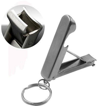 Bottle Opener Nail Clippers with Keychain