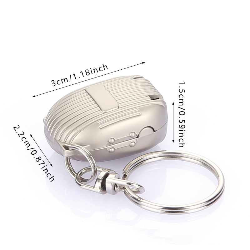 Folding Mini Nail Clipper Suitcase Nail Clippers with Key Chain