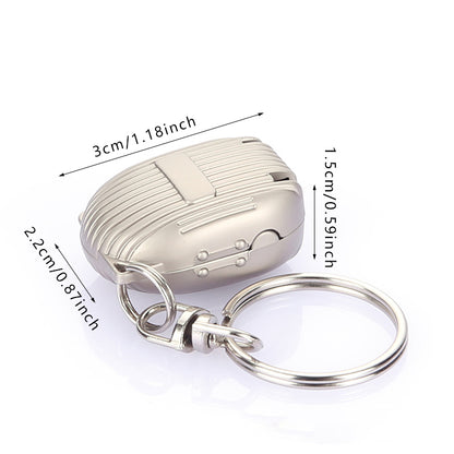 Folding Mini Nail Clipper Suitcase Nail Clippers with Key Chain